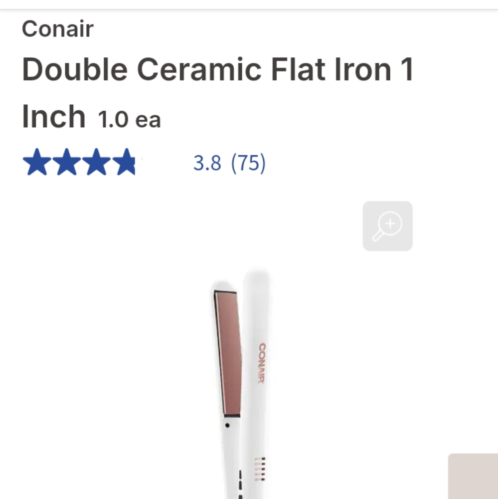 Conair flat iron